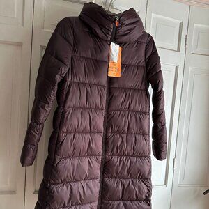 NWT Rita Water Repellent High Neck Hooded Long Puffer/Jacket Size 3 M/L